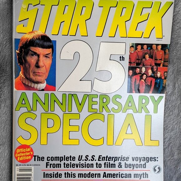 25 YEARS OF STAR TREK 25TH ANNIVERSARY SPECIAL MAGAZINE 1991 - Picture 2 of 6